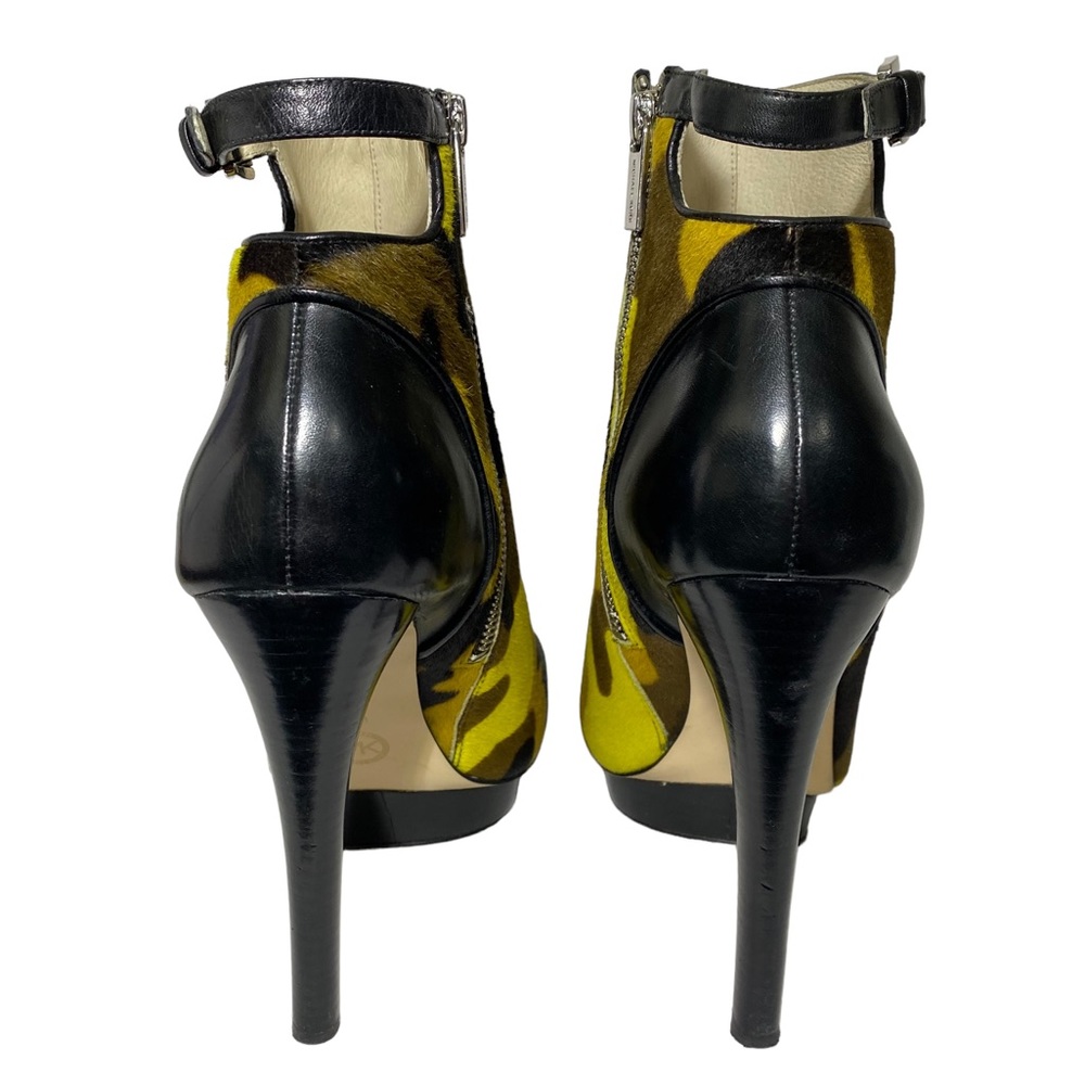 Michael Kors Kendra Camouflage Calf Hair Stiletto heels size 10 GUC - Picture 5 of 9